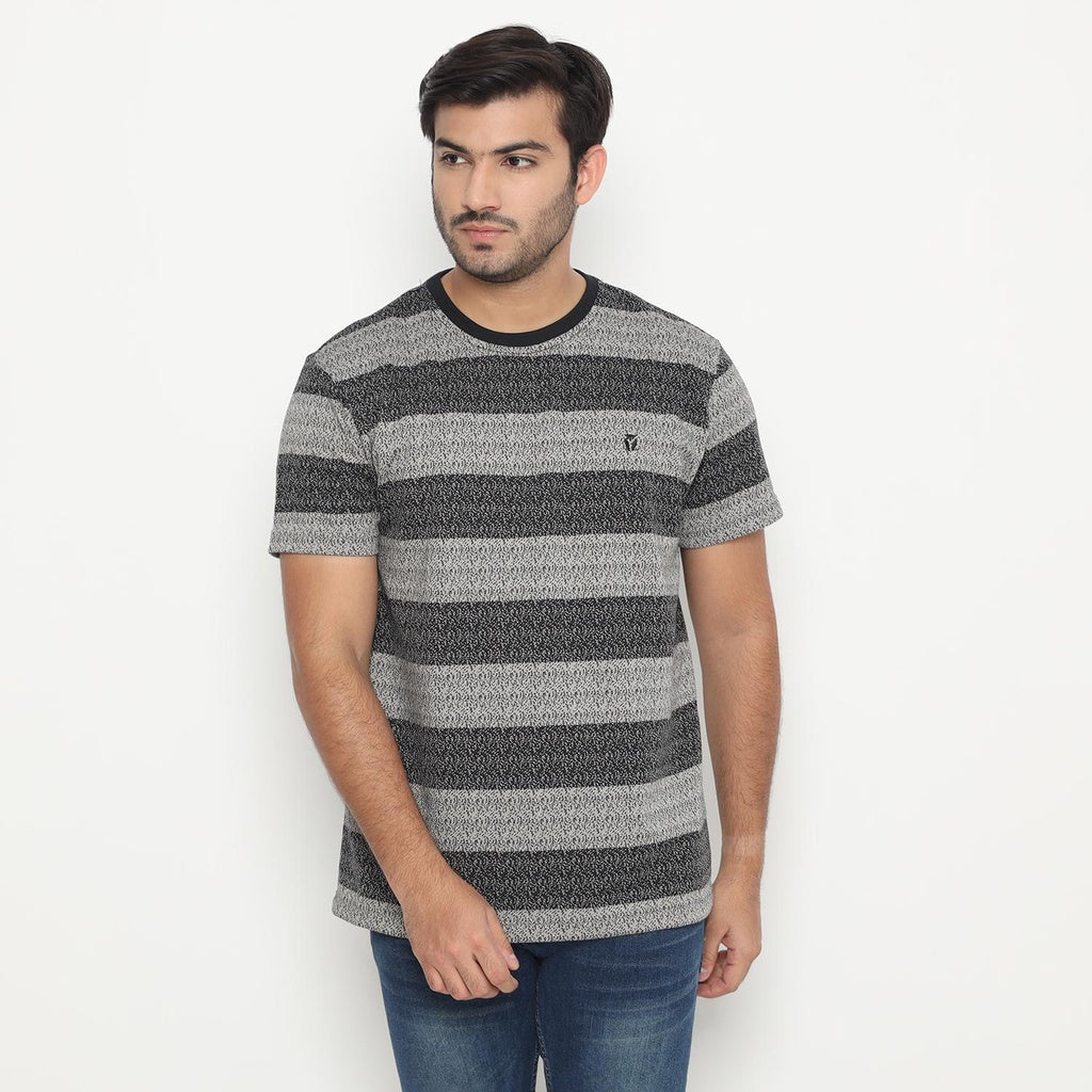 Matsuda Kaos Pria T shirt Texture Jacquard Nayoro