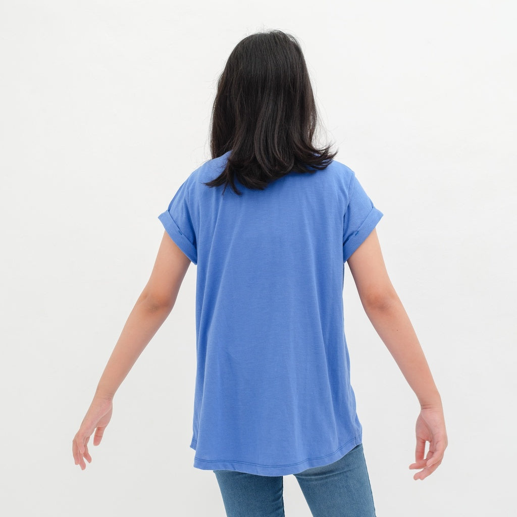 Matsuda baju kaos anak perempuan katun umur 4-16 Samantha