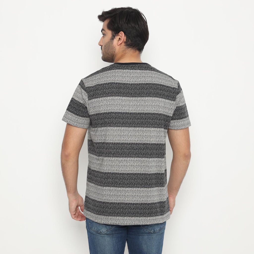 Matsuda Kaos Pria T shirt Texture Jacquard Nayoro