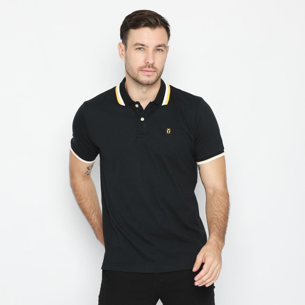 MATSUDA Kaos Polo Shirt Polos Pria Dewasa Baju Lengan Pendek Kerah Katun Aioi Biru Navy