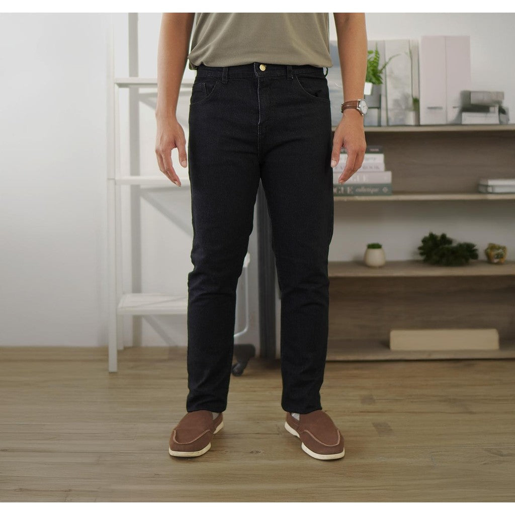 Matsuda Celana Panjang Pria jeans Denim Slimfit Taka Black