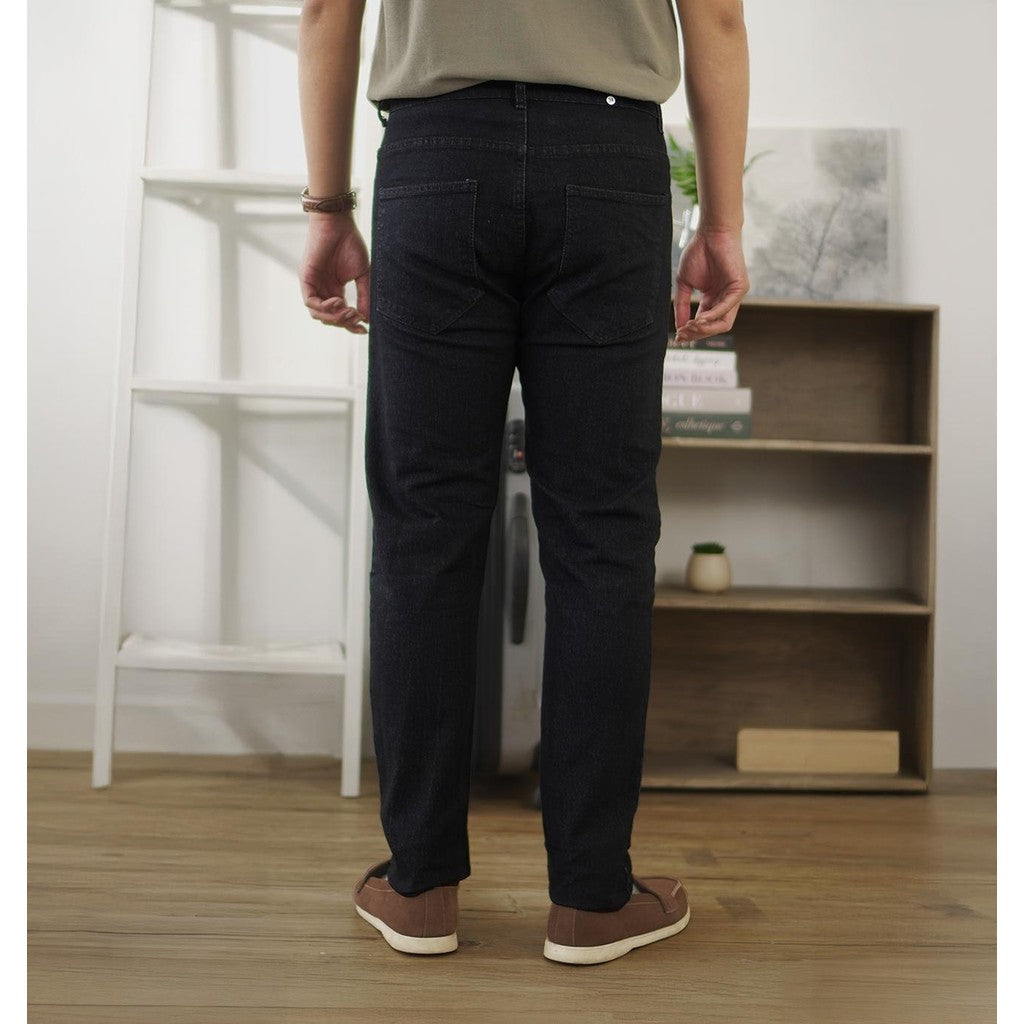 Matsuda Celana Panjang Pria jeans Denim Slimfit Taka Black
