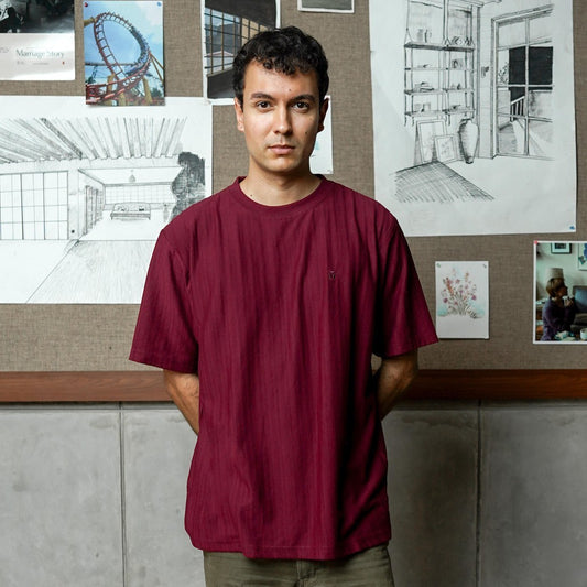 MATSUDA Kaos Oversize Stripe T shirt Okegawa