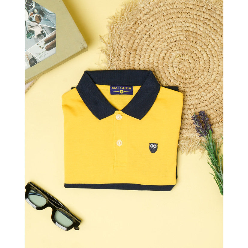 Matsuda baju kaos polo anak laki laki katun umur 2-12 Oscar