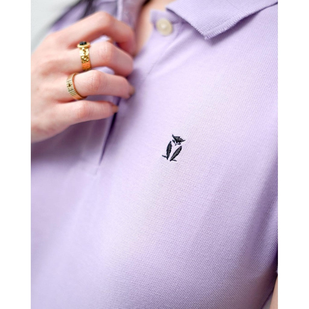 MATSUDA Kaos Polo Shirt Wanita Kerah Eve Purple Lilac Orchid