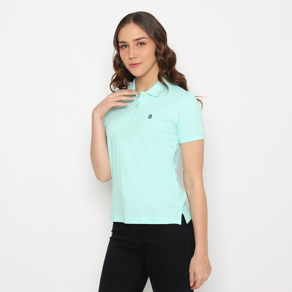 MATSUDA Kaos Polo Shirt Wanita Kerah Eve Purple Lilac Orchid