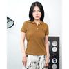 MATSUDA Kaos Polo Shirt Wanita Kerah Eve Coklat Brown