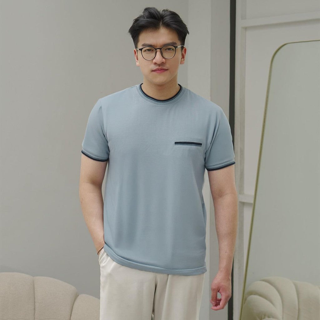 MATSUDA Kaos Pria T Shirt Edogawa Grey