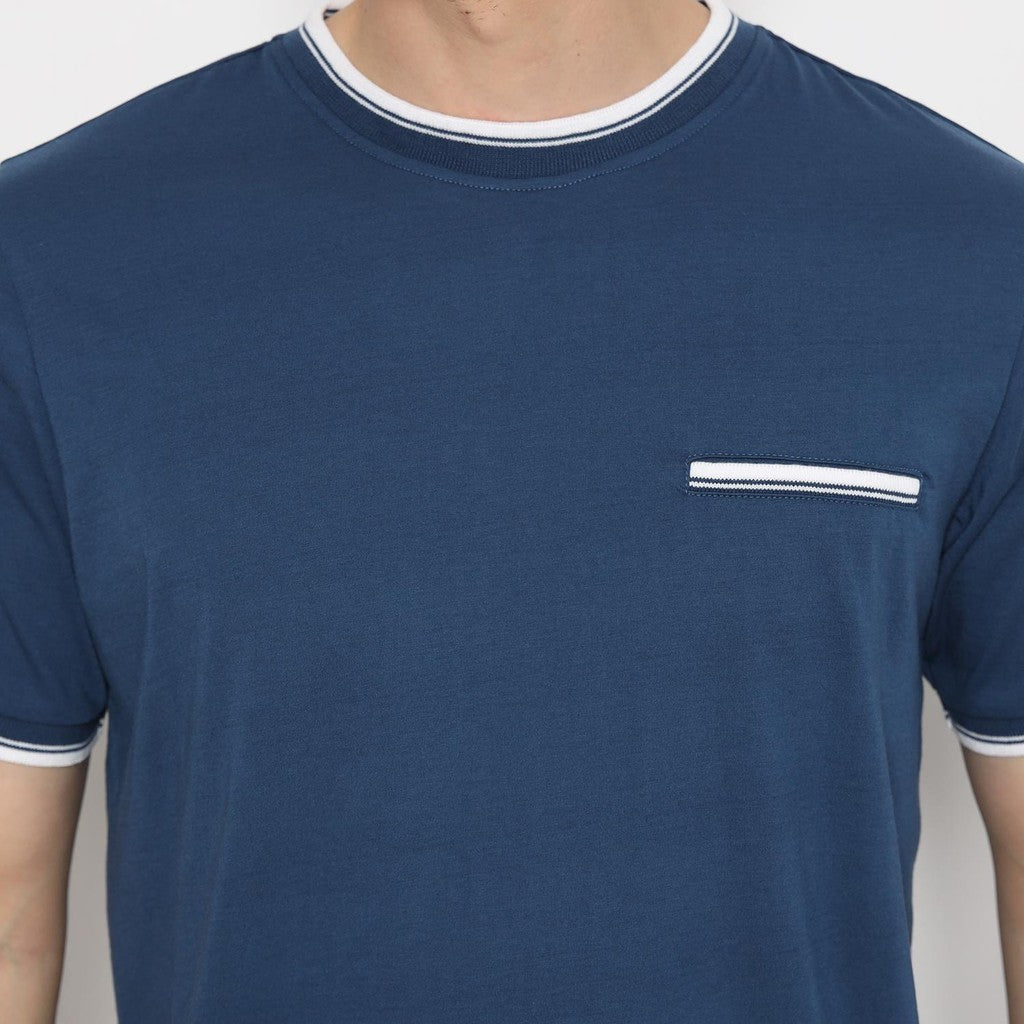 MATSUDA Kaos Pria T Shirt Edogawa Biru Blue Teal