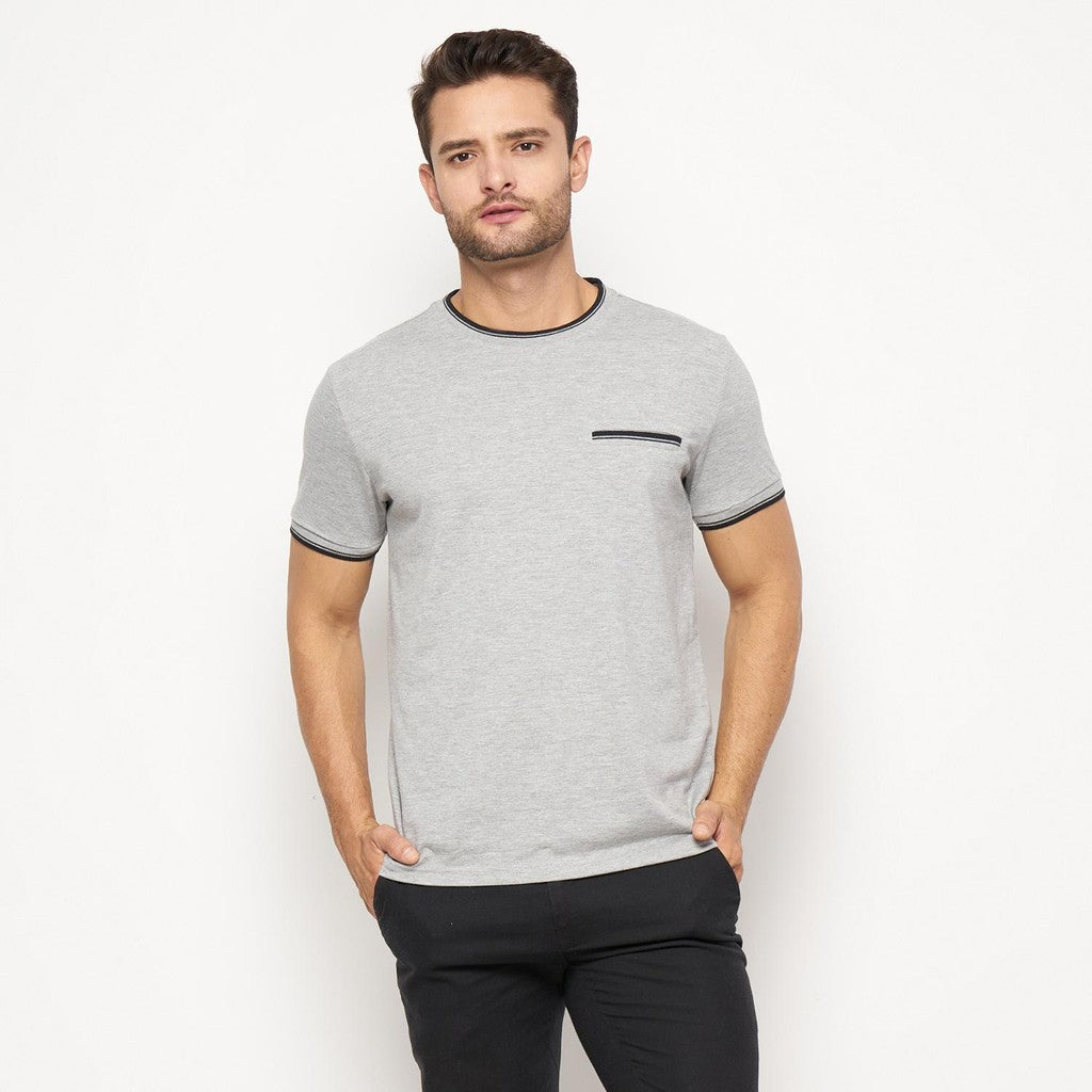 MATSUDA Kaos Pria T Shirt Edogawa Grey