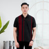 MATSUDA Kaos Polo Shirt Pria Kerah Settsu Black 3XL
