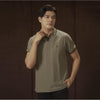 MATSUDA Kaos Polo Shirt Pria Kerah Shiraoka Cobble Stone