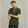 MATSUDA Kaos Polo Shirt Pria Kerah Yufu Olive