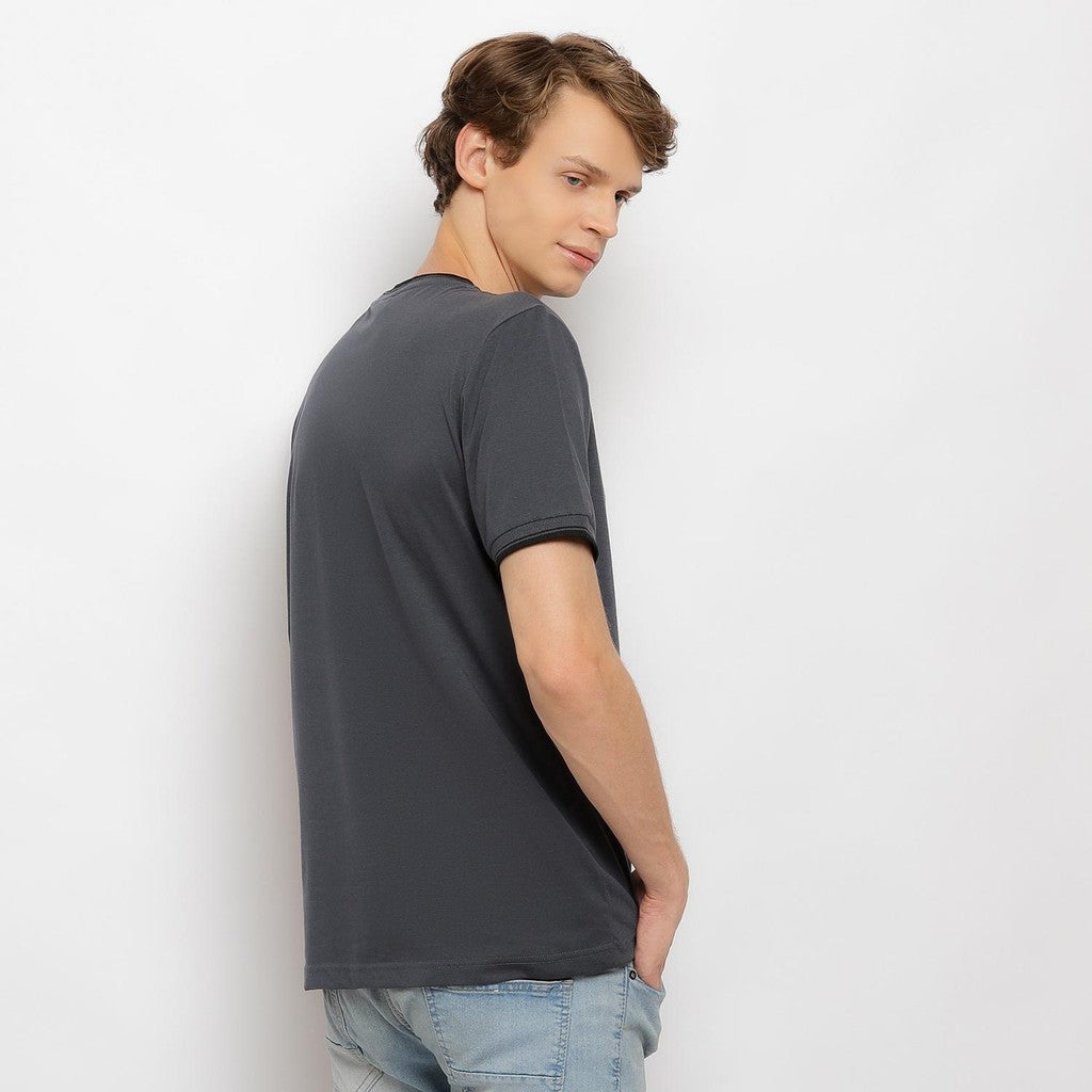 MATSUDA Kaos Pria T Shirt Edogawa Grey Charcoal