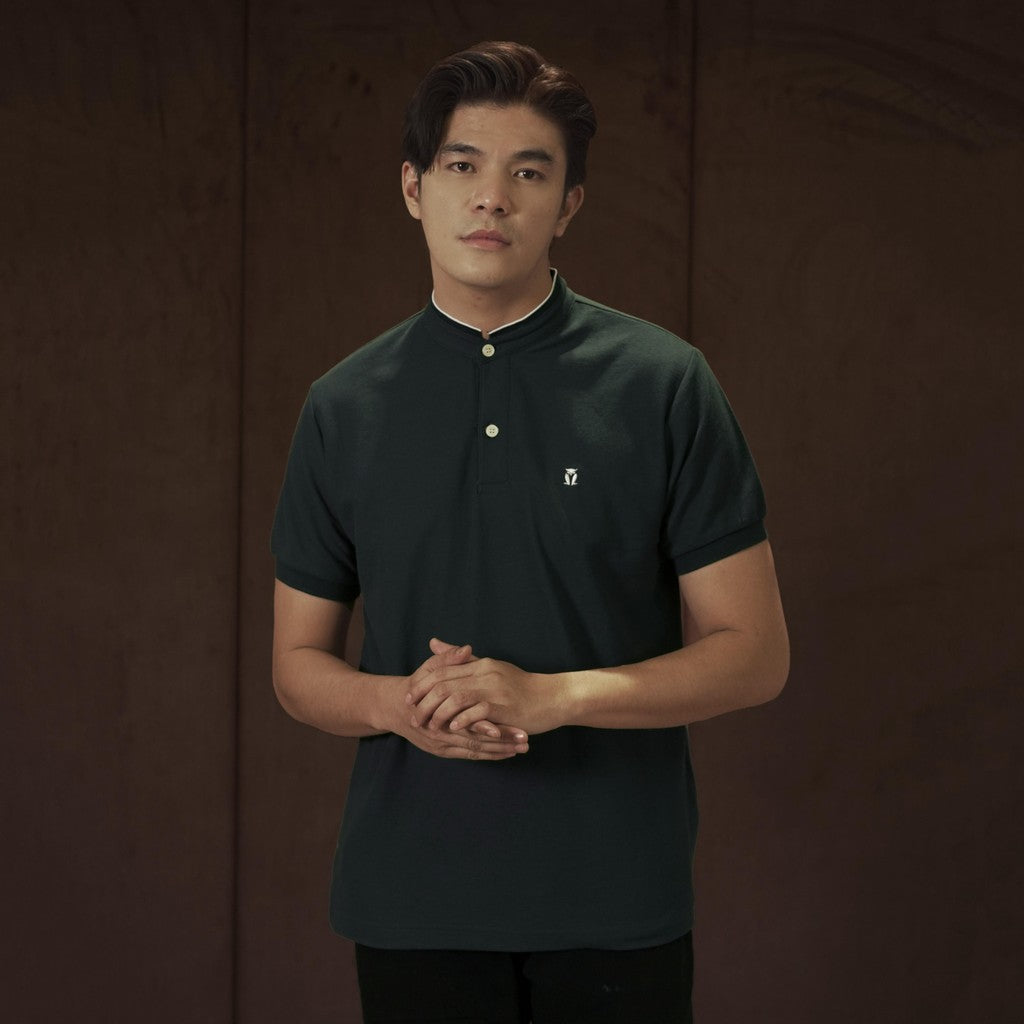 MATSUDA Kaos Pria Kerah Shanghai Yame DK Slate