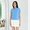 MATSUDA Kaos Polo Shirt Wanita Kerah Eve Biru Blue