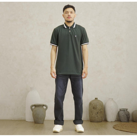 MATSUDA Kaos Polo Shirt Pria Kerah Shiojiri DK Slate