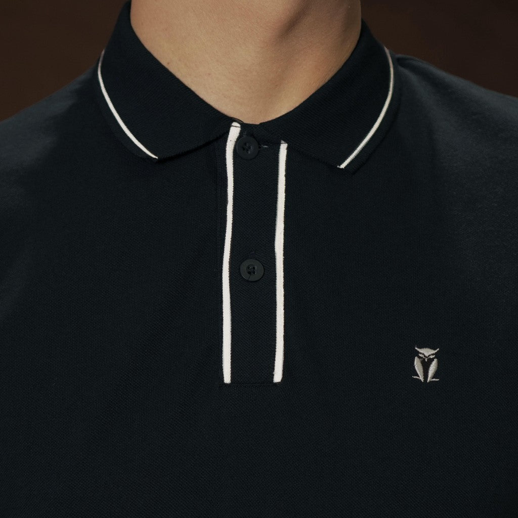 MATSUDA Baju Kaos Polo Shirt Pria Kerah Muruto Navy