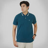 MATSUDA Kaos Polo Shirt Pria Kerah Onomichi Blue Coral