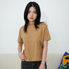 Matsuda Kaos Polos Wanita Cotton T Shirt Loose Fit Elodie ICE COFFEE