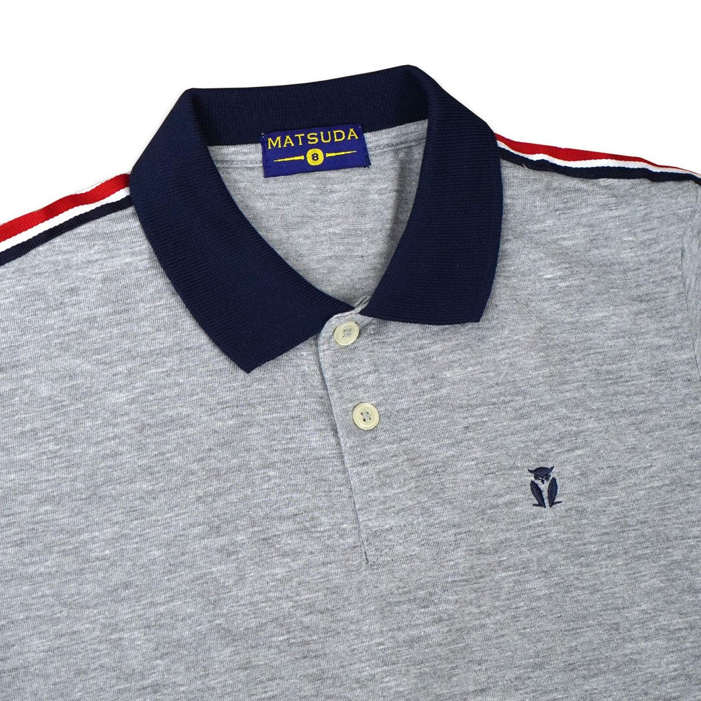 Matsuda baju kaos polo anak laki laki katun umur 2-12 Louie Grey