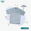 Matsuda baju kaos polo anak laki laki katun umur 2-12 Frey Grey