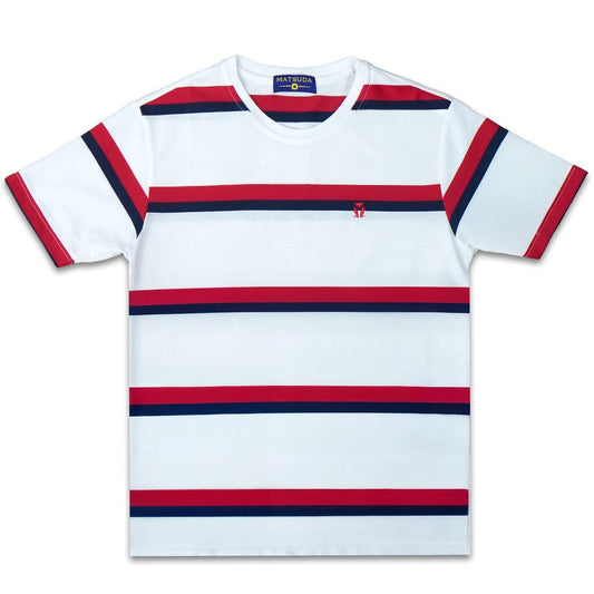 Matsuda T-Shirt anak laki laki katun umur 2-12 Mittens White