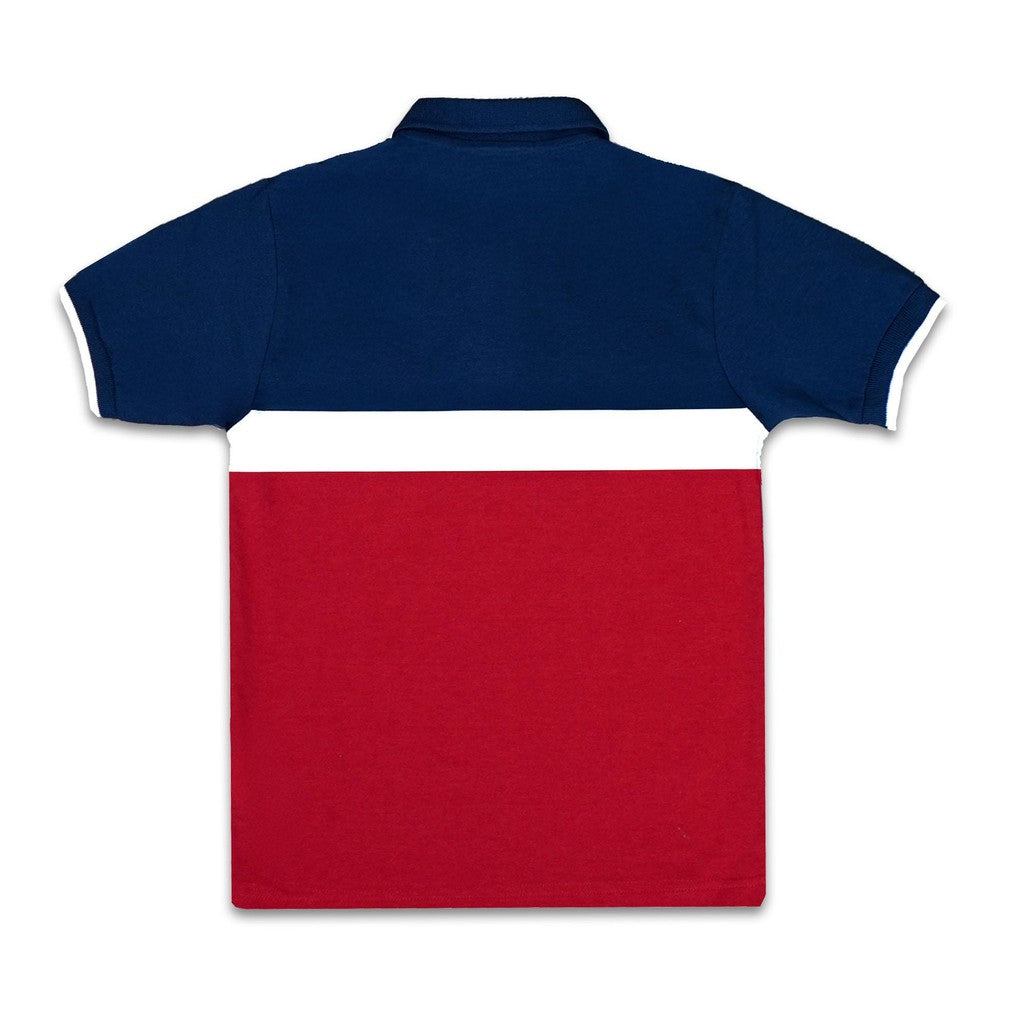 Matsuda baju kaos polo anak laki laki katun umur 2-12 Pooh Blue Teal