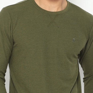 MATSUDA Kaos Polos Waffle Lengan Panjang Cotton Komoro