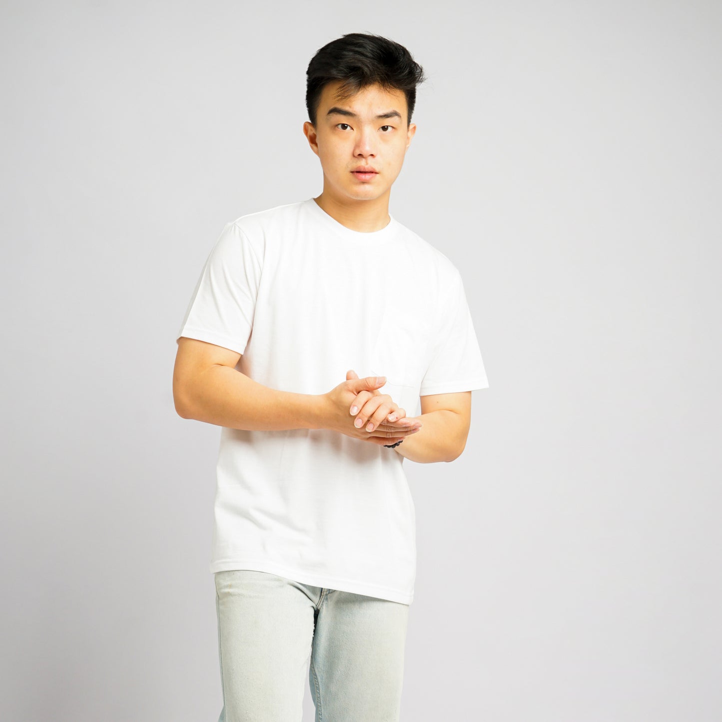 MATSUDA Kaos Polos Pocket T Shirt Cotton Chuo