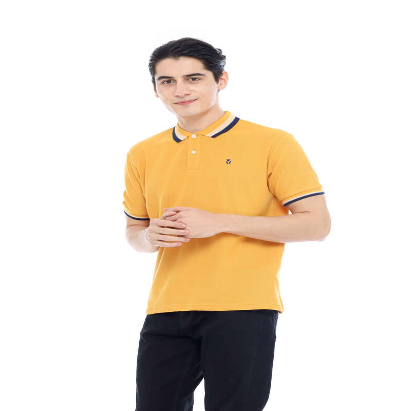 MATSUDA Kaos Kerah Pria Polo Shirt Abashiri Gold
