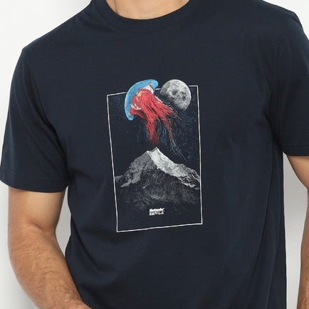 MATSUDA Kaos T shirt Printed Kiyosu Over Moon Jellyfish