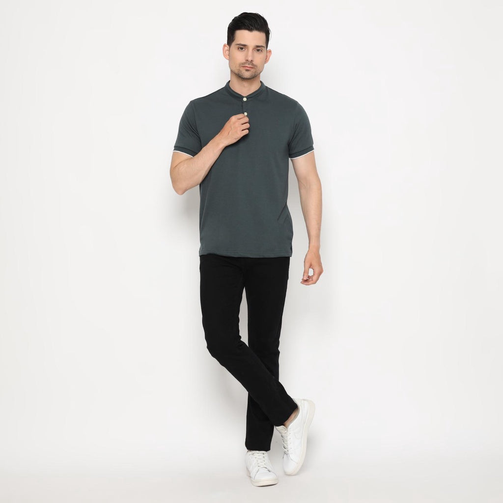 Matsuda kaos Polos kragh Shanghai pria Nakatsu
