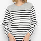MATSUDA Kaos Wanita T Shirt Stripe Katun Avery
