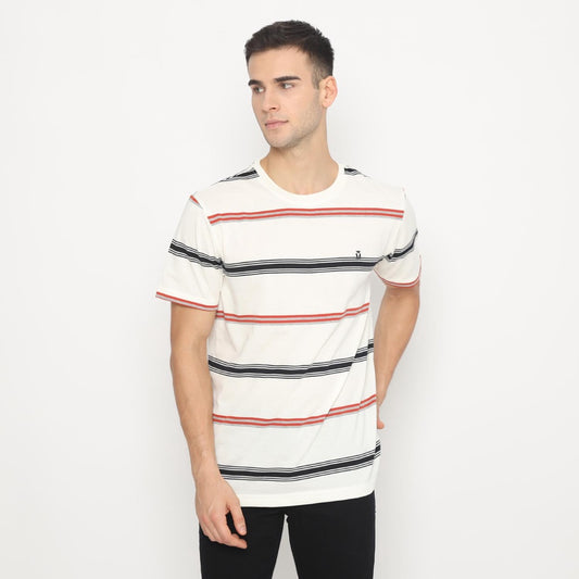 MATSUDA T Shirt Pria Kaos Stripe Motosu