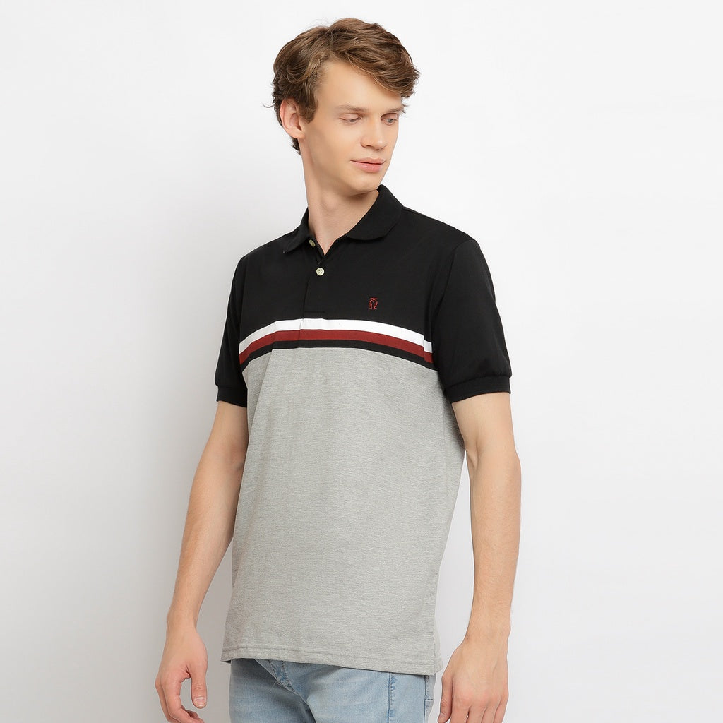 MATSUDA Kaos Polo Shirt Pria Kerah Chosi