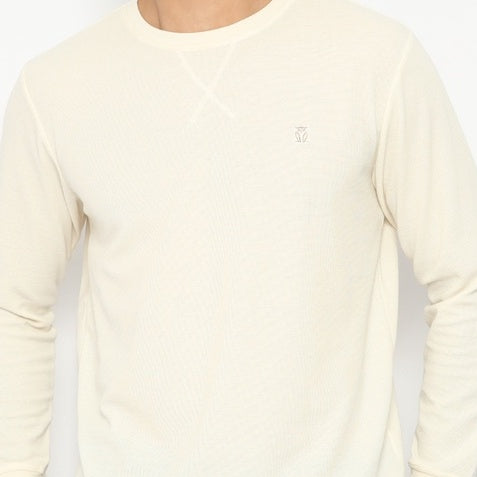 MATSUDA Kaos Polos Waffle Lengan Panjang Cotton Komoro