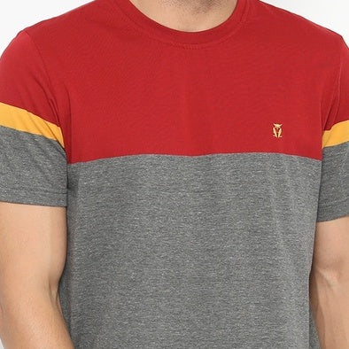 MATSUDA T shirt Pria Kaos Stripe Hakodate