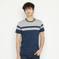 MATSUDA T Shirt Pria Kaos Stripe Ayabe