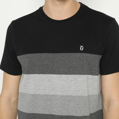 MATSUDA T Shirt Pria Kaos Stripe Asaka
