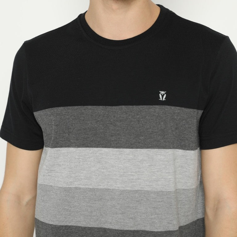 MATSUDA T Shirt Pria Kaos Stripe Asaka