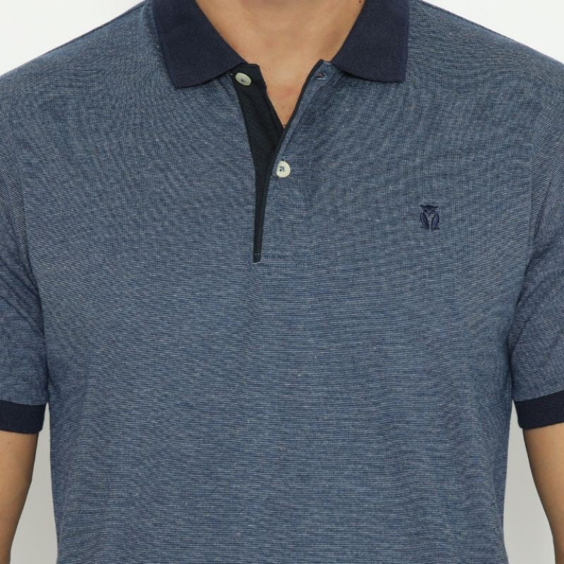 MATSUDA AKIKATA Baju Polo Shirt Pria  Katun Lengan Pendek Old Money Basic