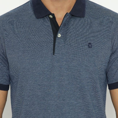 MATSUDA AKIKATA Baju Polo Shirt Pria  Katun Lengan Pendek Old Money Basic