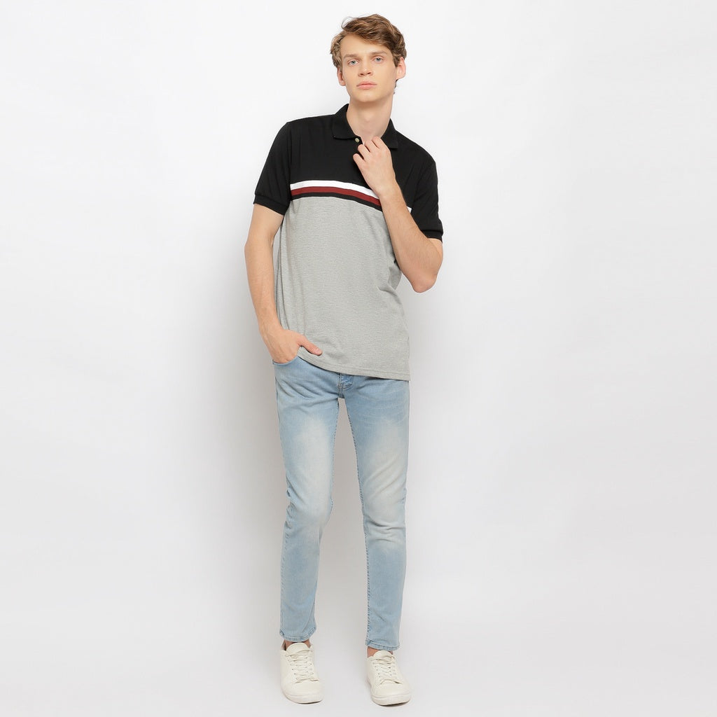 MATSUDA Kaos Polo Shirt Pria Kerah Chosi