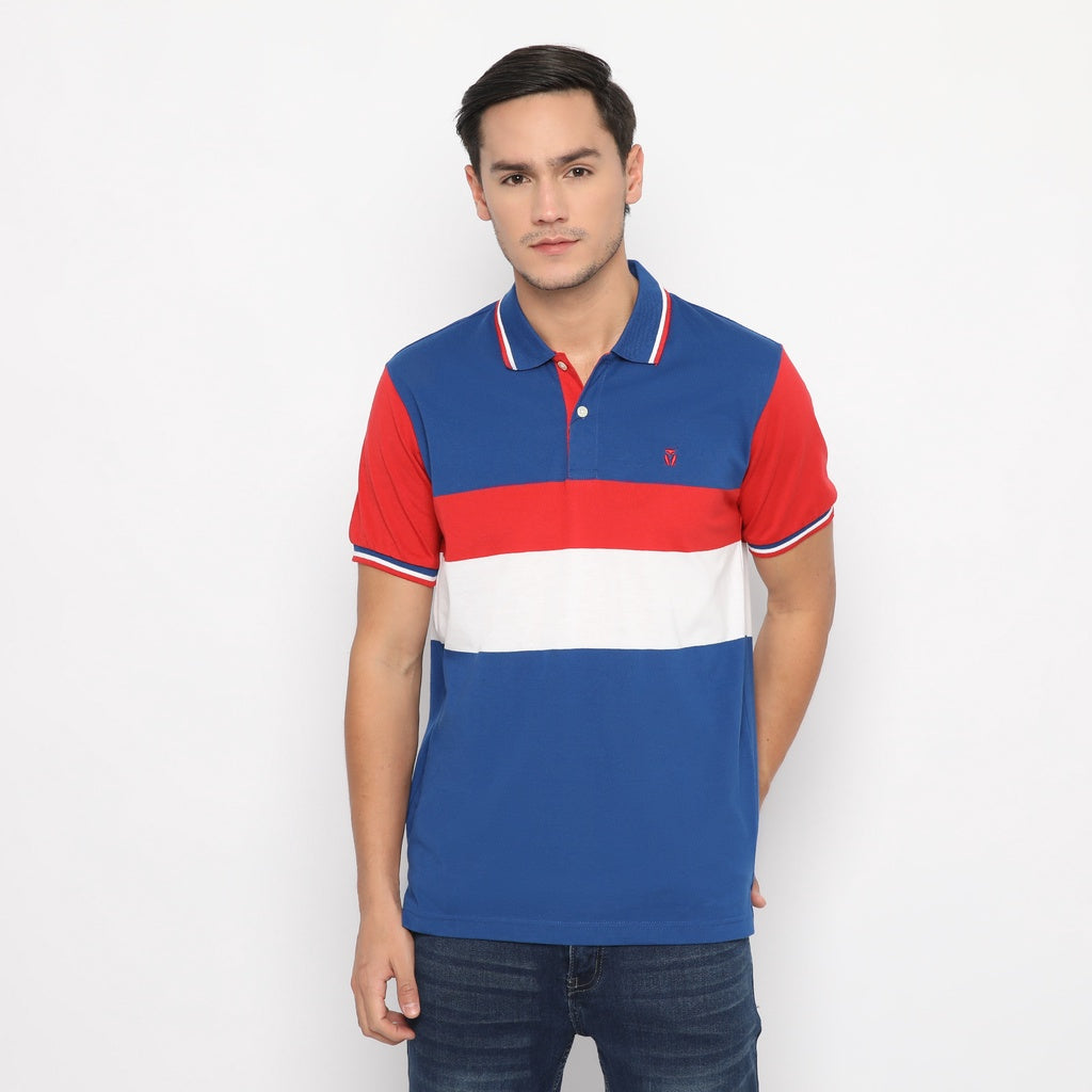 MATSUDA Kaos Polo Shirt Pria Kerah Fukagawa