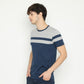 MATSUDA T Shirt Pria Kaos Stripe Ayabe