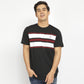 MATSUDA  T Shirt Pria Kaos Stripe Hokuto