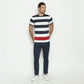 MATSUDA T Shirt Pria Kaos Stripe Hyogo