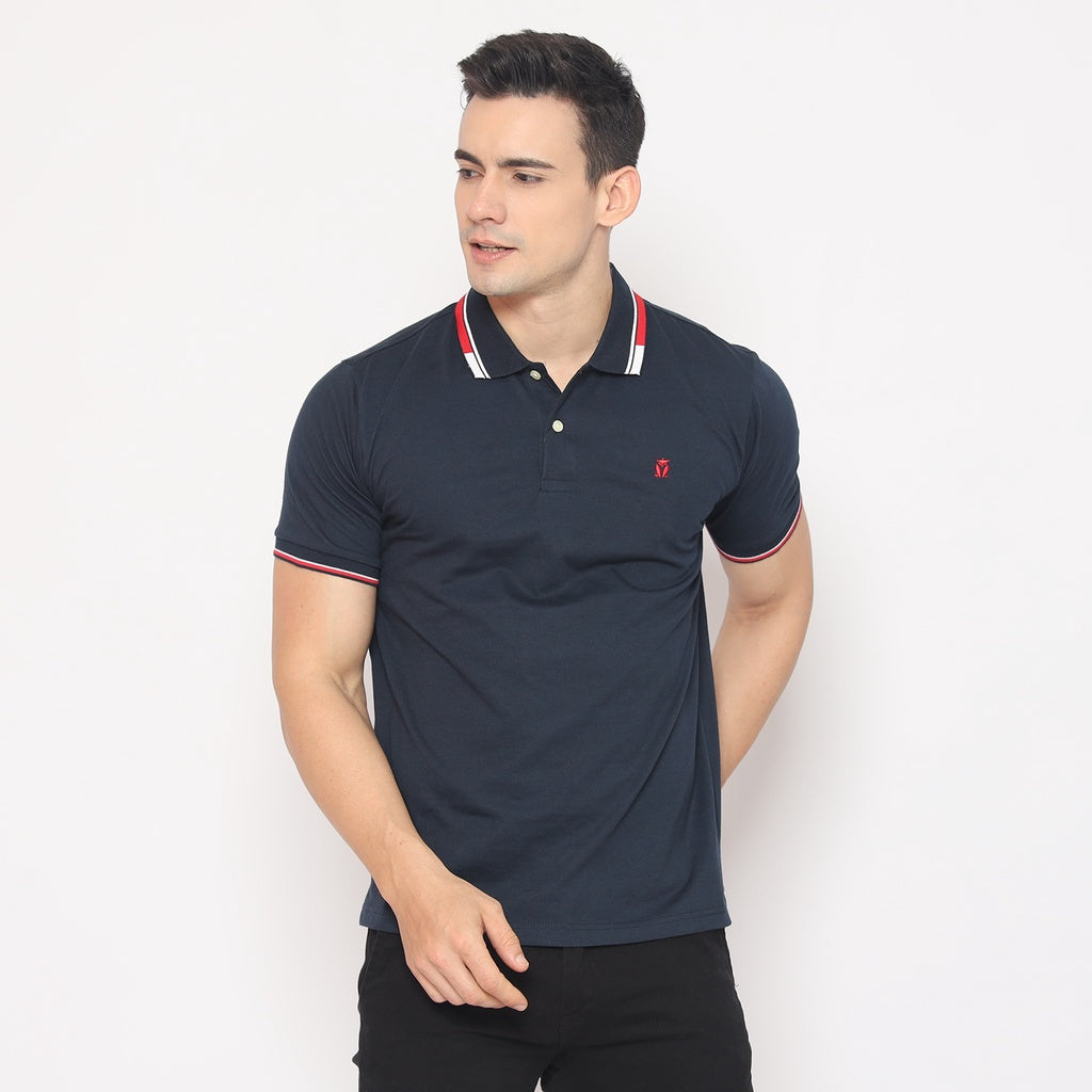 MATSUDA Kaos Polo Shirt Pria Kerah Chino