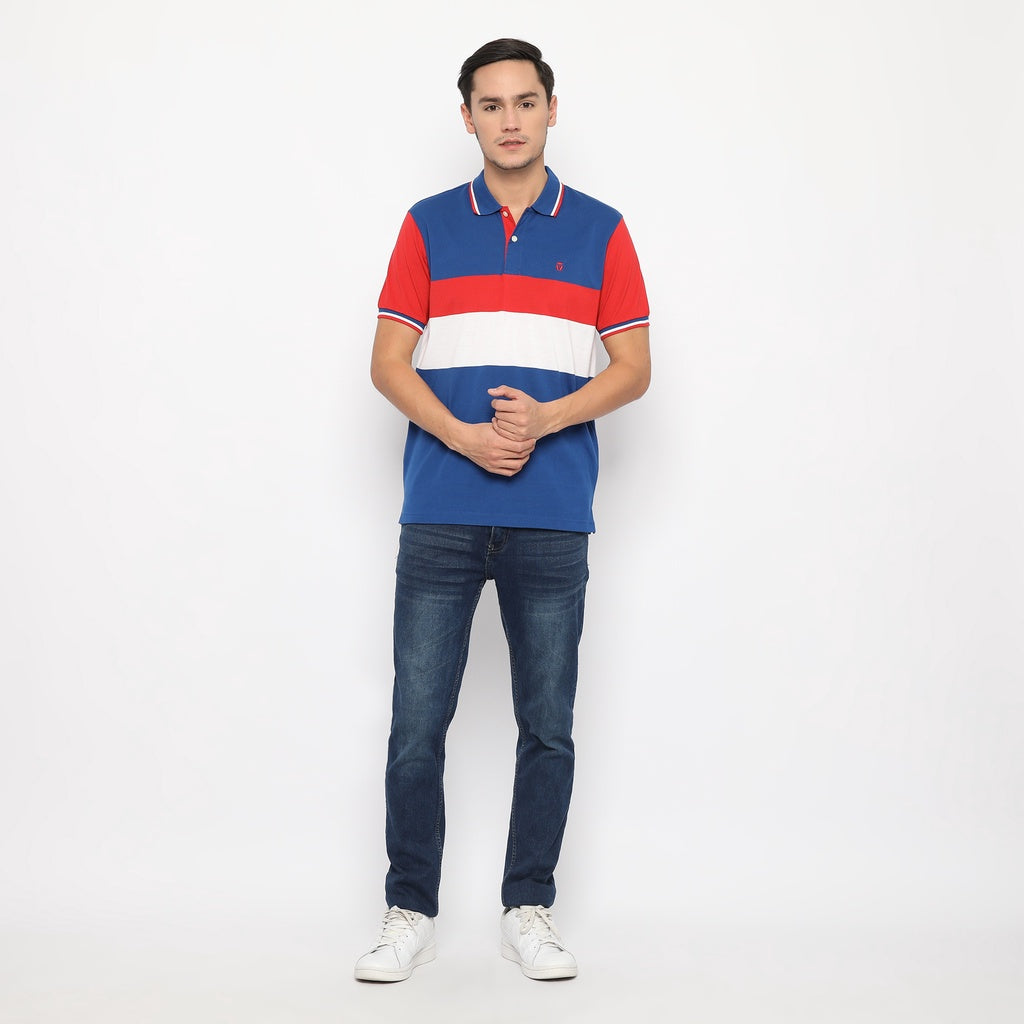 MATSUDA Kaos Polo Shirt Pria Kerah Fukagawa